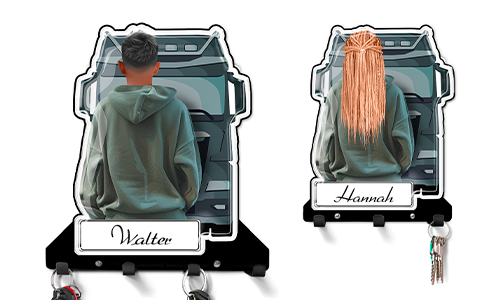 Schlüsselbrett Lastwagenfahrer