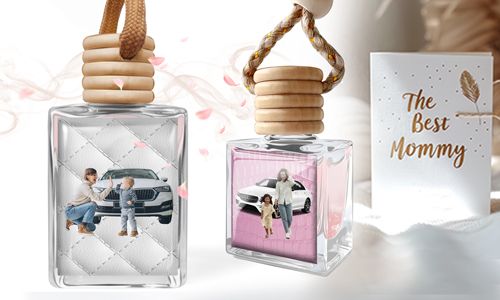 Ambientador mini para coche como regalo para mamá