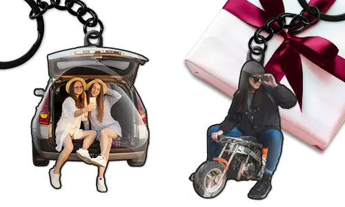 REGALO DE LLAVERO CON TEMA DE COCHE PARA TU HERMANA