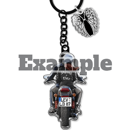Sleutelhanger Motorrijders Paar