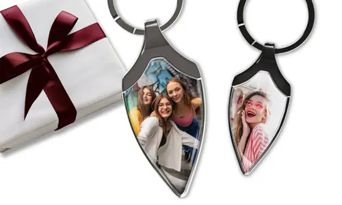 Llavero personalizado con foto para tu hermana