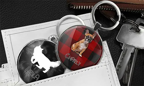 PORTE-CLÉS ROND - PREMIUM