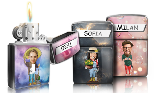 Briquet comique personnalisé – Loisirs & Métier