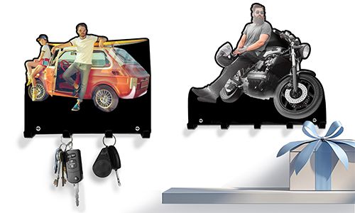 Soporte de llaves de pared personalizado para tu hermano