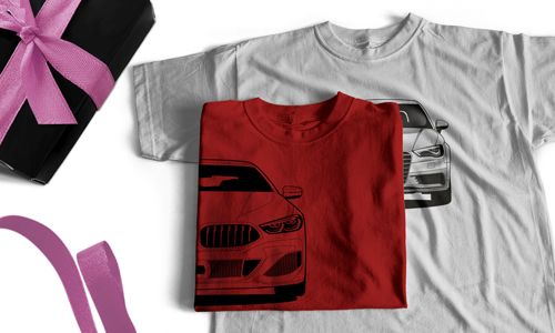 Camiseta con diseño de coche para tu abuela