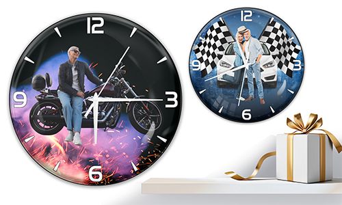 Reloj de pared con la imagen de tu abuela