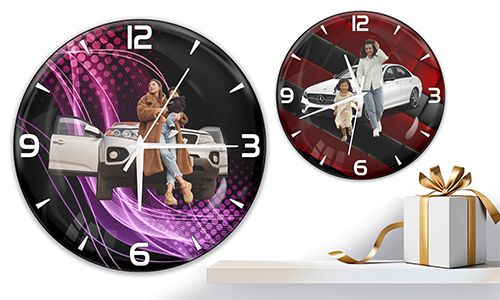 Reloj de pared con la imagen de tu madre
