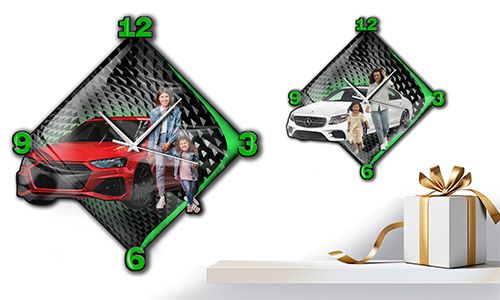 Reloj de pared moderno con la imagen de tu madre