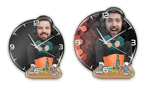 Horloge Murale Personnalisée BD Loisir - Joueur