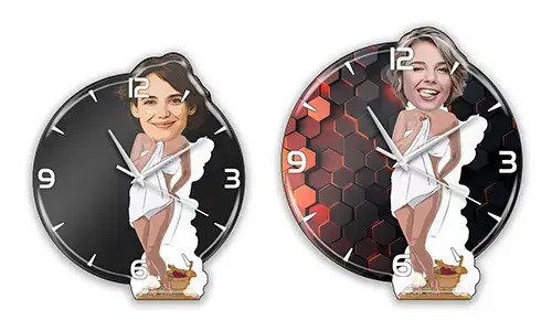 Horloge Murale Personnalisée BD Loisir - Sauna