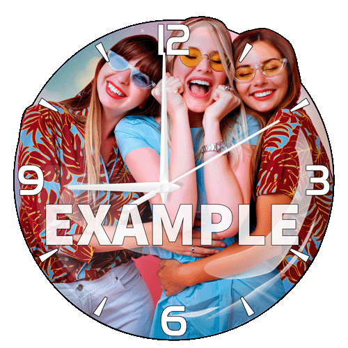 Reloj de pared personalizado con foto