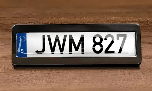 Magnet License Plate