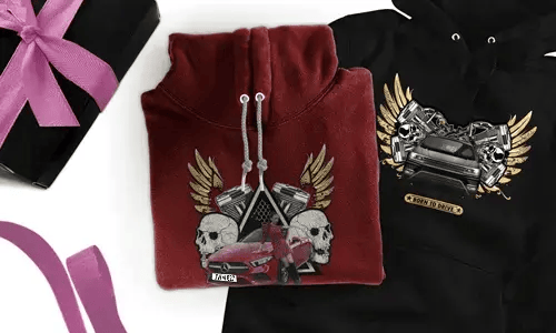 Felpa personalizzata con motivo auto per te stessa