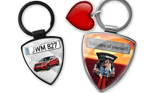 Shield keychain as a gift for best friends