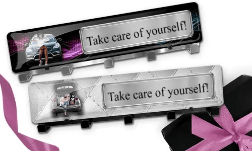 Gepersonaliseerde luxe wand-sleutelbord - geweldig cadeau voor je zus