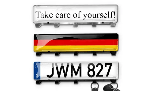 Luxury wall keyholder