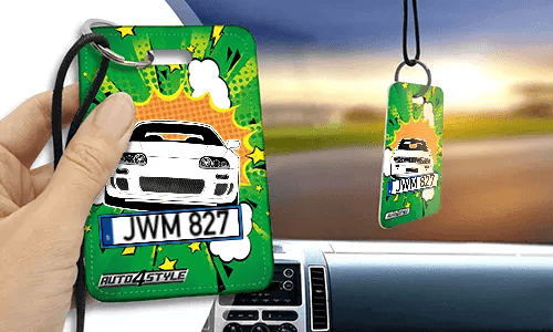 Decoración para espejo impresión rectangular