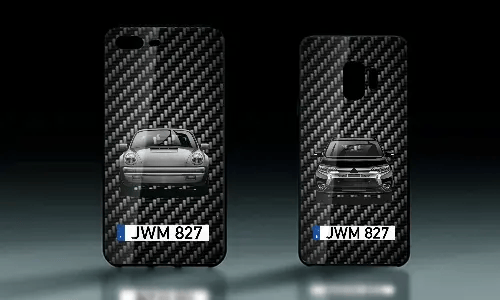 Mobile Case - Glass Carbon