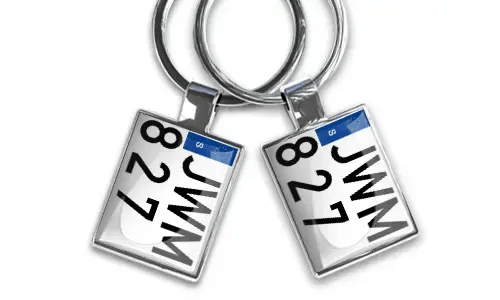 Motorcycle Keychain - Chrome