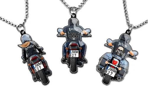 Navnesmykke Motorsykkel