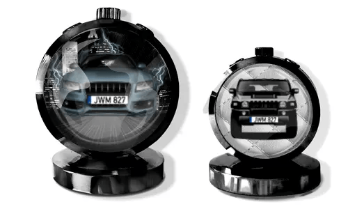 Ambientador personalizado para coche - cockpit