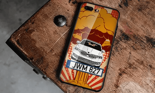 personalisierte handyhülle mit Motorradsilhouette handyhülle mit motorrad motiv