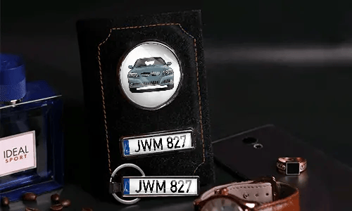 Car documents holder lying