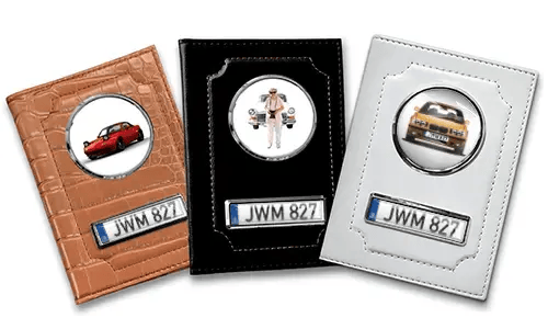 Car documents holder lying