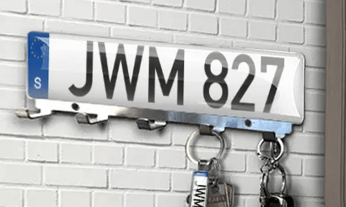 Key board on the wall