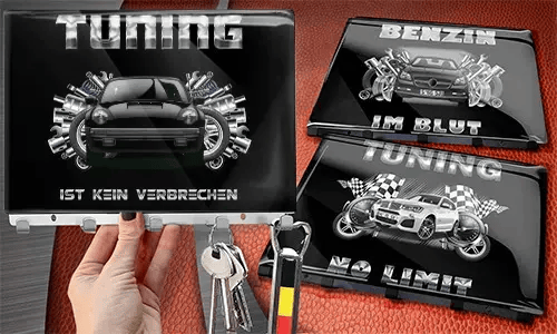 schlüsselbrett design Chrom Lackiert in der Hand designer schlüsselbrett