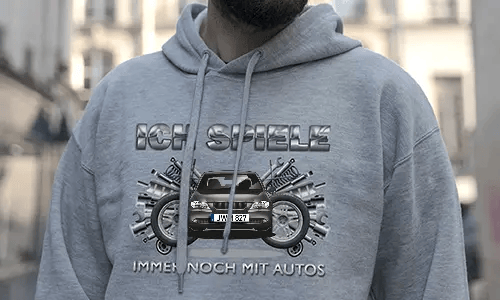 tuning pullover Grau 