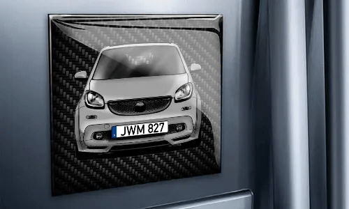 foto magnet mit dem Hund auf dem Wand personalisierte magnete